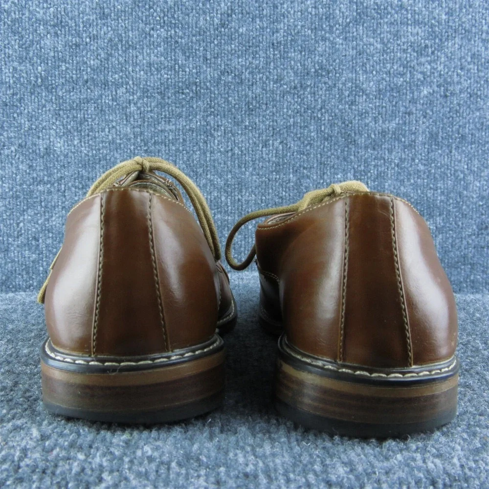 Dexter Toe Cap Comfort Men‎ Derby Oxfords Shoes Size 7 Medium Brown Synthetic